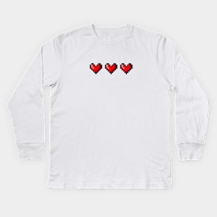 Hearts Hearts Hearts Kids Long Sleeve T-Shirt